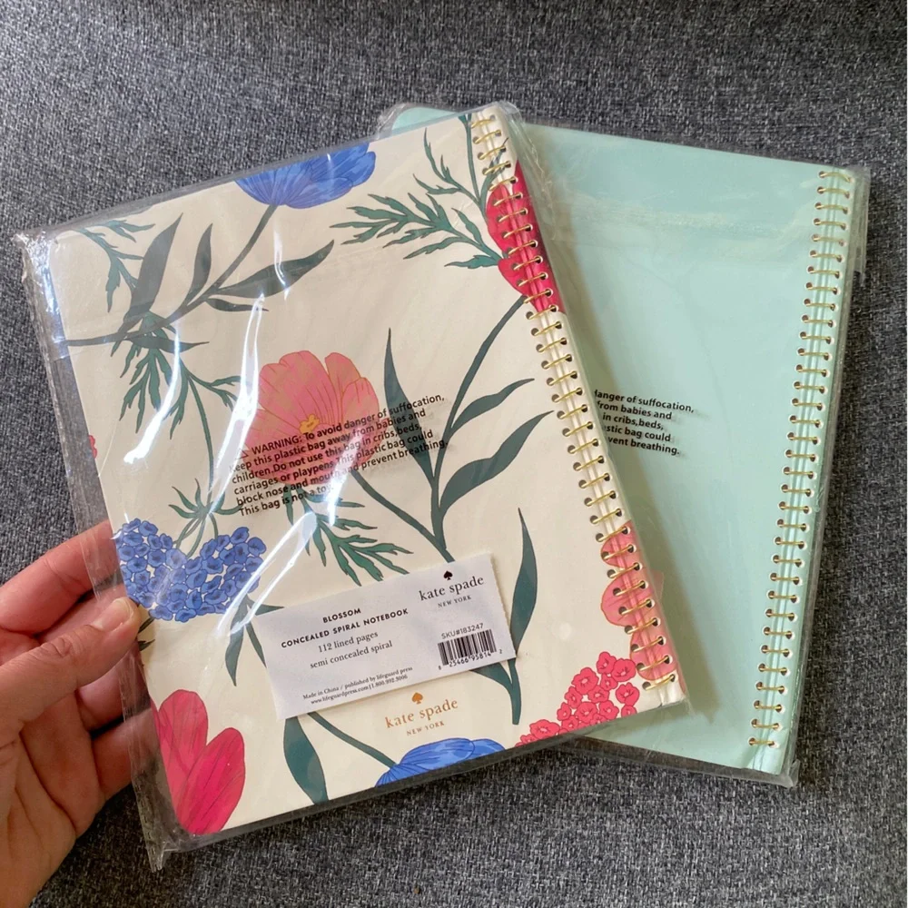 KATE SPADE Printed Spiral Notebook - Set of 2